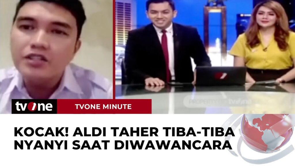Aldi Taher Trending Video Wawancara di Stasiun TV swasta