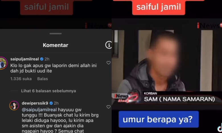 Dewi Perssik Unggah Video Korban Pelecehan, Saipul Jamil Ketar-Ketir