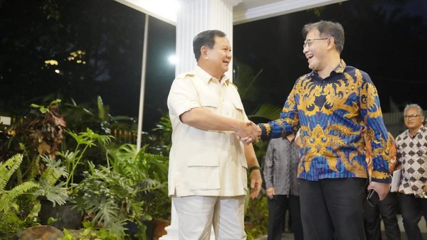 Pertemuan Prabowo dan Budiman Sudjatmiko 