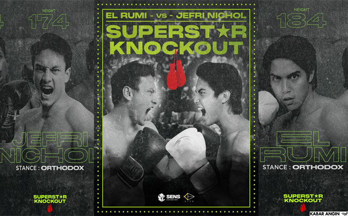 Superstar Knockout Boxing, Jefri Nichol dan El Rumi Bakal Tanding Tinju