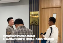 Penemuan Diduga Mayat di Lantai 9 Unpri Medan, Polisi Selidiki